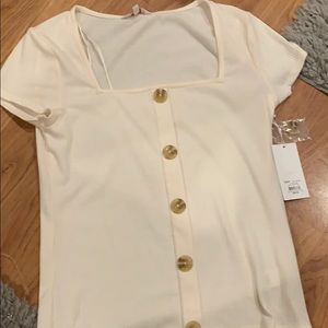 Button down tee shirt